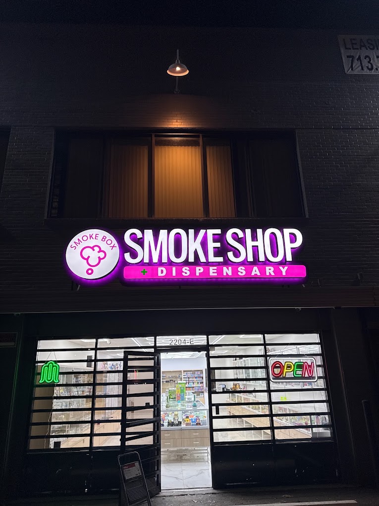 Smoke Box storefront in Midtown Houston